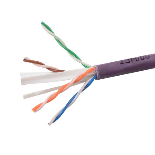 Cable Matters In-Wall Rated (CM) Cat6 Ethernet Cable in Purple 1000 Feet
