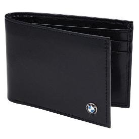 BMW Men's Small Leather Wallet