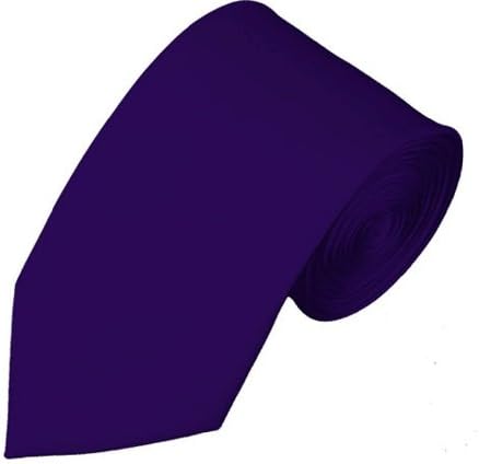 Mens Solid Color 2.75" Slim Tie