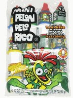 Pelon Pelo Rico Mini Pelon, Tamarindo, 12-Count Bags (Pack of 12)