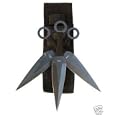 Set 3 Ninja Stealth Black Throwing Knives with  nylon case