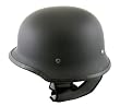 DOT German Style Flat Black Half Face Motorcycle Helmets