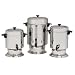 Focus Foodservice K1301A Regalware Commercial Stainless Steel Coffeemaker with Non-Drip Spigot, 110-Cup