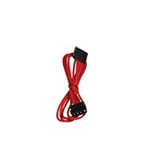 BitFenix Alchemy Multisleeve 4-Pin 45cm Molex to SATA Power Adapter - Red (BFA-MSC-MSA45RK-RP)