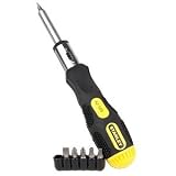 Stanley 62-509 8-3/4-Inch Multi-Bit Ratcheting Screwdriver with 6 Assorted Bits