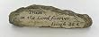 Trust in the Lord Forever Bible God Stone Rock Garden