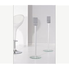 2 er Set Lautsprecherst�nder Boxenst�nder Boxen Rack Surround 74 cm Klarglas
