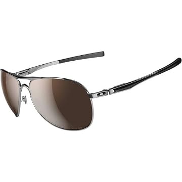 Oakley Plaintiff Men's Polarized Lifestyle Designer Sunglasses - Brown Chrome/Bronze / One Size Fits All