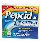 Pepcid AC Maximum Strength Acid Reducer, EZ Chews Cooling Mint 25 ea Pepcid AC Maximum Strength Acid Reducer, EZ Chews Cooling Mint 25 ea