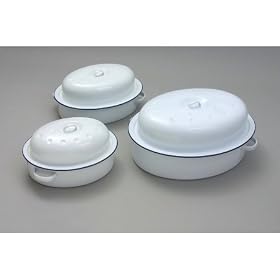 Falcon 60030 Oval Roaster White 30cm