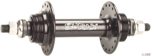 Surly Rear Mtn hub, fixed gear/freewheel, 135mm 32h Black