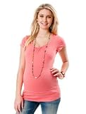 Motherhood Maternity: Short Sleeve Scoop Neck Maternity T Shirt
