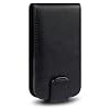HTC RADAR PREMIUM PU LEATHER FLIP CASE / COVER / POUCH / HOLSTER - BLACK PART OF THE QUBITS ACCESSORIES RANGE