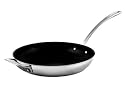 CIA Masters Collection 7-Ply Copper Clad Stainless Steel 12 Inch Non-Stick Saute Pan with Helper Handle