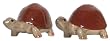Ceramic Pottery Turtles Salt and Pepper Shakers 1.5"H Two Sets