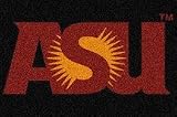 Arizona State Sun Devils 5 &acute; x 8 &acute; Team Door Mat - B0001H0MNW
