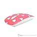 TopCase Heart-Shaped Design Pink USB Optical Wireless Mouse for Macbook (pro , air) and All Laptop + TopCase Designed Chevron Mouse Pad