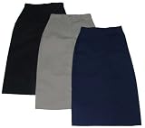 PLUS SIZE Jean Style Long Skirt (2662GH F01)