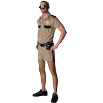 Adult Mens Reno 911 Police Officer Lt. Dangle Costume