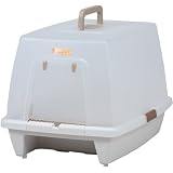 アイリスオーヤマ 砂落としマット付脱臭ネコトイレ SN-620（大） かすみベージュ