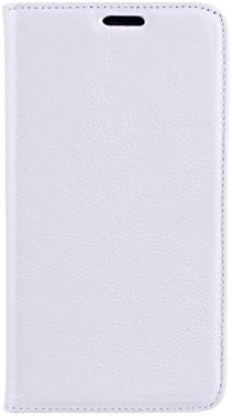 Trends Power Huawei P7 Ascend Case Genuine Leather Hard Case with Flip Stand Cover for Huawei Ascend P7 (White)