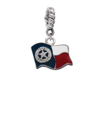 Texas Flag - Ranger Charm Dangle Pendant