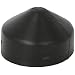Eagle 1769 Bollard Post Cap, Round, 6" Size, 7" Diameter, Black