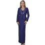 Eggplant Formal Evening Dress with Jacket - Mother of Bride & Groom Dress. Mothers Dress Gown. Womens Long Evening Gown by Sean Collection (7264)