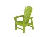 Recycled Venice Beach Outdoor Adirondack Dining Chair - Electric Lime Green