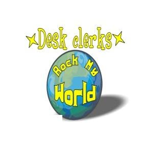 Desk Clerks Rock My World Apron (Various Colors Available)