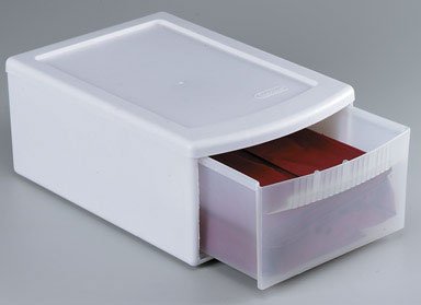 16 QT. CLEARVIEW STORAGE DRAWER SET OF 6