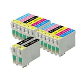 2 Full sets + 2 extra black.... 481-486 x 14 compatible high capacity ink cartridges, fits epson stylus photo printers R200, R220, R300, R320, R340, RX500, RX600, RX620, sx420w ..481 x4, 482 x 2, 483 x 2, 484 x 2, 485 x 2, 486 x 2