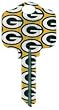 Green Bay Packers Kwikset KW1 House Key
