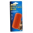 Four Paws Kitty Curry Brush for Dead Hair Removal & Hairball Elimination