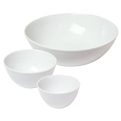 ARTE VIVA 10164 Universalsch�sselset Molto Bene, 3-teilig, Porzellan, rund, wei�, Design by Matteo Fabrini