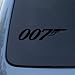007 - JAMES BOND - Vinyl Car Decal Sticker #1763 | Vinyl Color: Black