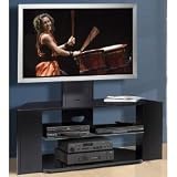 Review Stacks and Stacks  / Techno Flat Screen TV Console - Perfect for flat screens (Black) (46.75