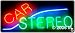 Neon Sign - Car Stereo - Large 13 x 32