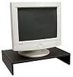 Computer Monitor Stand (Black) (4.5 H x 22.25 W x 16 D)