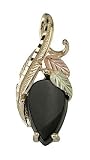 Black Hills Gold 10K Onyx Pendant