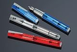 Aurora Cube Firma - Blue Geometry Medium Point Fountain Pen - F11-B