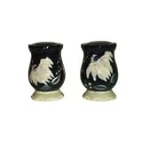 Salt & Pepper 2pc Flower Decor