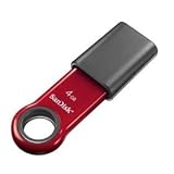 Sandisk SDCZ124096A11A 4GB Cruzer Slide Flash Drive - Red