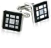 Mother of Pearl Window Cufflinks with Gift Box