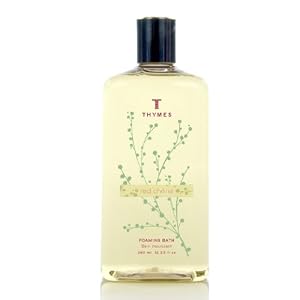 Thymes Liquid Foaming Bath, Red Cherie, 12.25-Ounce Bottle