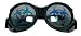 Biohazard Industrial Goggles Black Punk Cyber Gothic