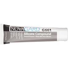 Novagard G661 General Purpose Lubricating, Protecting and Dielectric Silicone Compound, 5.3 oz Tube