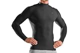 Mens Tactical ColdGear® Longsleeve Compression Mock Tops by Under Armour