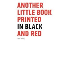 ANOTHER LITTLE BOOK PRINTED IN BLAC (XAVIER ALAMANY)