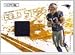 2009 Donruss Rookies and Stars Gold Stars Materials #2 Wes Welker - New England Patriots (Piece of Authentic Game-Worn Jersey - Serial #d to 299) (Football Cards)